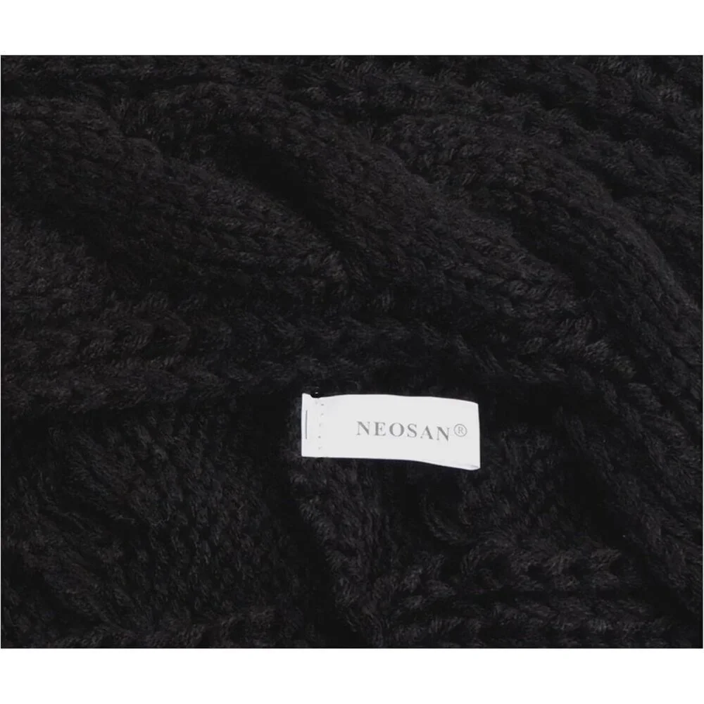 Women's Twist Dark Chocolate Thick Ribbed Knit Winter Infinity Circle Loop Scarf